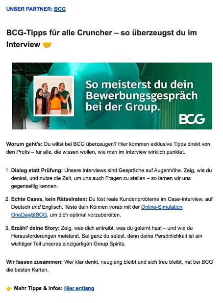 Employer Branding · BCG, Beispiel 1